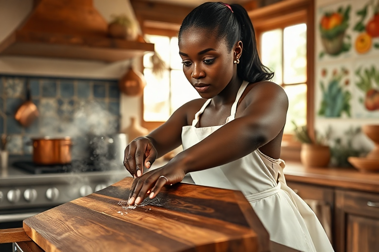 maintaining wooden cutting board