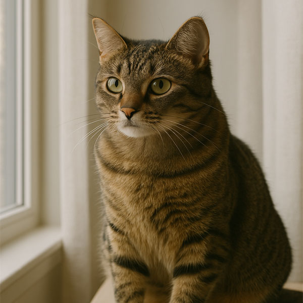 indoor cat near window